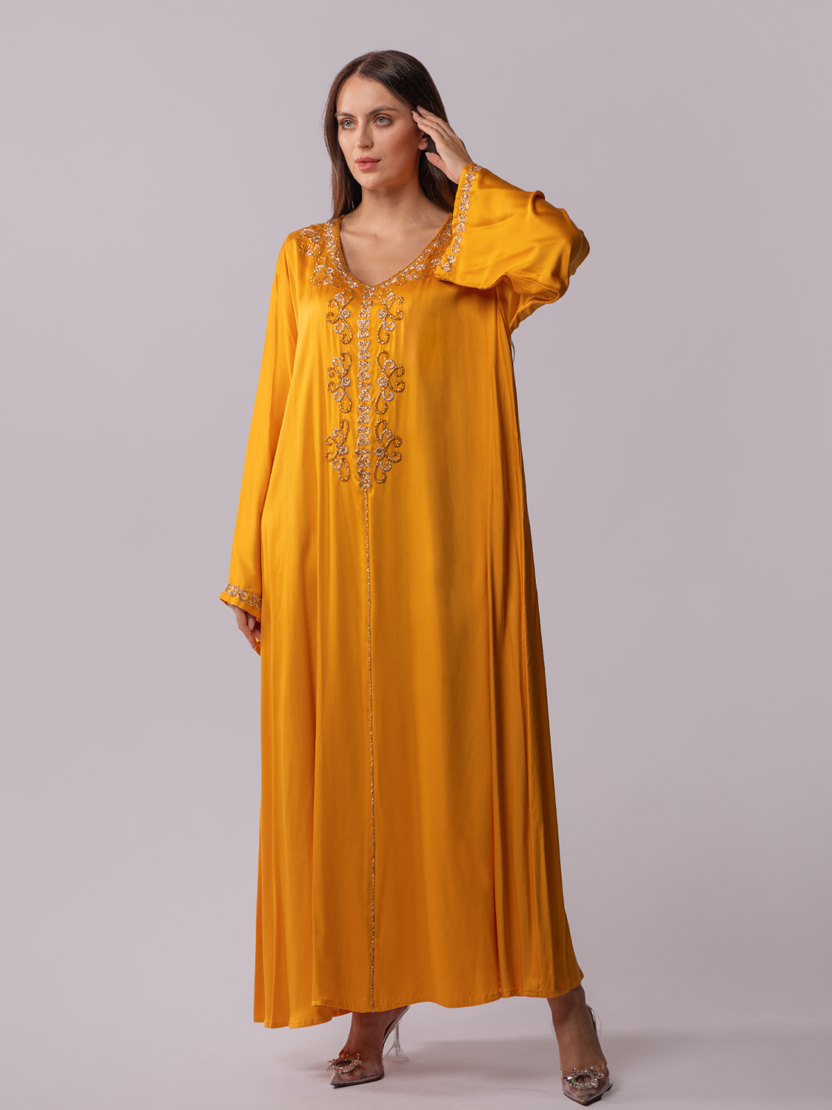 CREPE KAFTAN