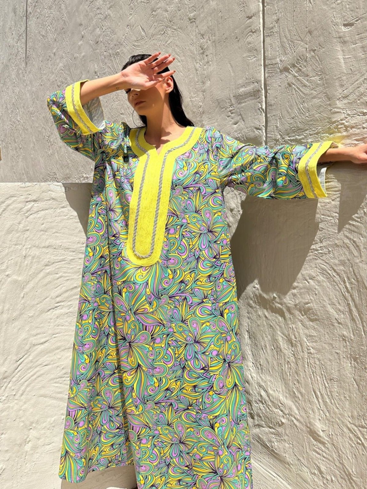 Polyster Silk Kaftan